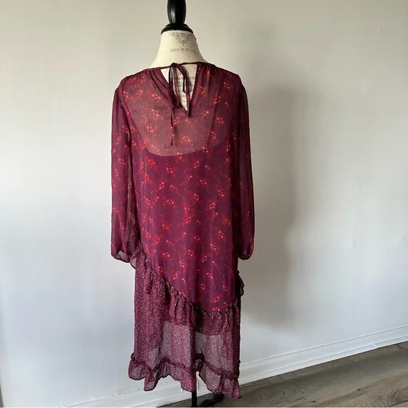 Boho Senlis Midi Floral Dress Small - Picture 8 of 16